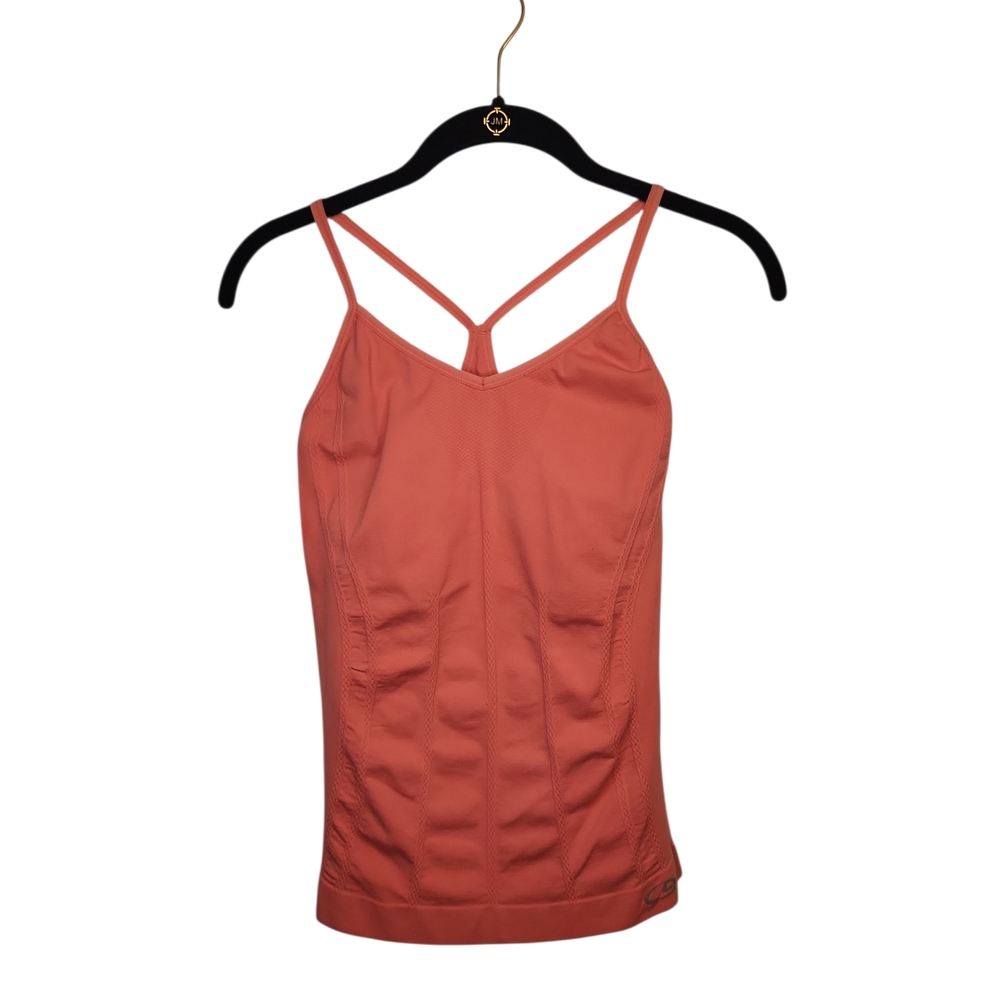 Champion Women's Tangerine/Orange/Coral Athletic Workout Tank Size S